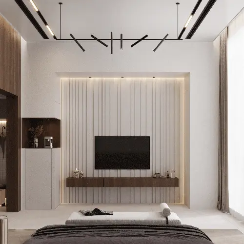 تصميم داخلي لغرفى نوم في ابوظبي - شركة السلسلة