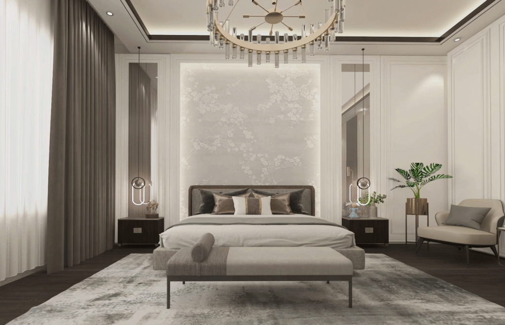 تصميم داخلي لغرفة نوم شركة السلسلة